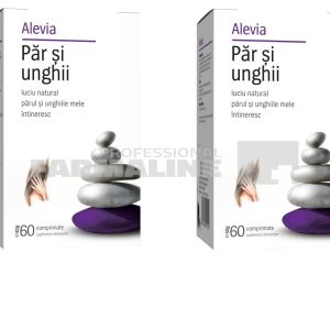 Alevia Pachet Par si unghii 60 comprimate 1 + 1 Gratis