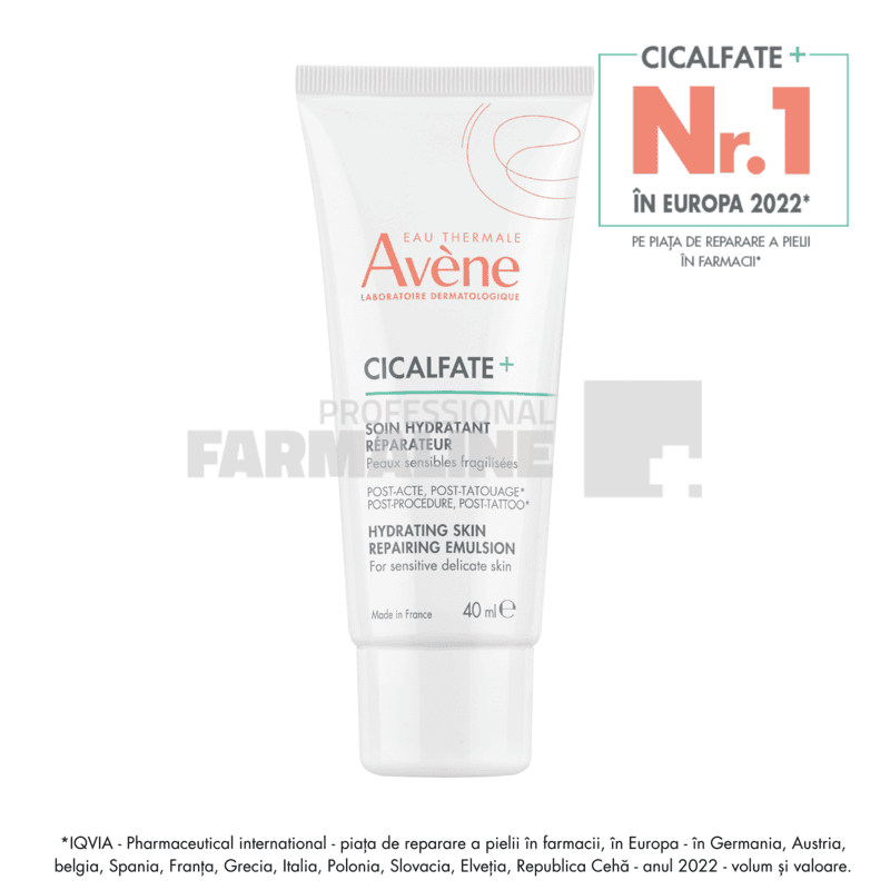 Avene Cicalfate Emulsie reparatoare post-interventii 40 ml