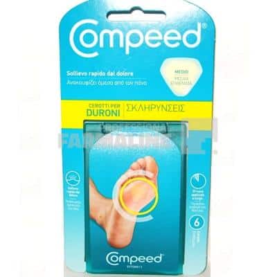 Compeed Duroni Plasturi pentru bataturi superficiale difuz delimitate medii 6 bucati