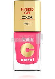 Delia Coral Hybrid Gel Color step 1 Lac unghii 23