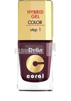 Delia Cosmetics Coral Hybrid Gel Color step 1 Lac unghii 11