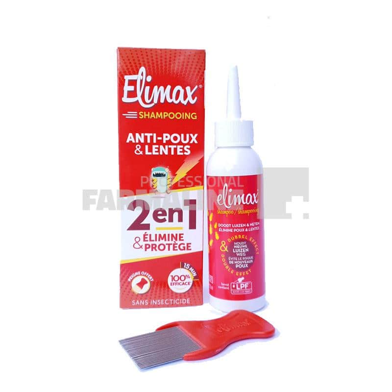 Elimax Sampon 2 in 1 contra paduchilor 100 ml + Pieptane