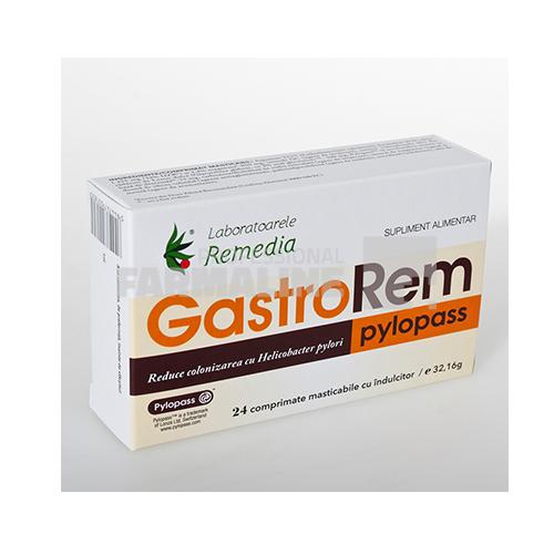 GastroRem Pylopass 24 comprimate masticabile