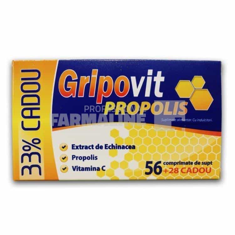 Gripovit Propolis 56 comprimate + 28 Cadou