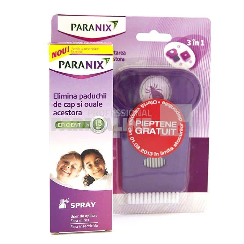 Paranix spray elimina paduchii 100 ml + pieptene Pret special