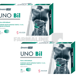 Uno Bil - Digest Uno 30 comprimate Oferta 1+1 Cadou