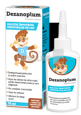 Zdrovit Dezanoplum Solutie impotriva paduchilor 75 ml