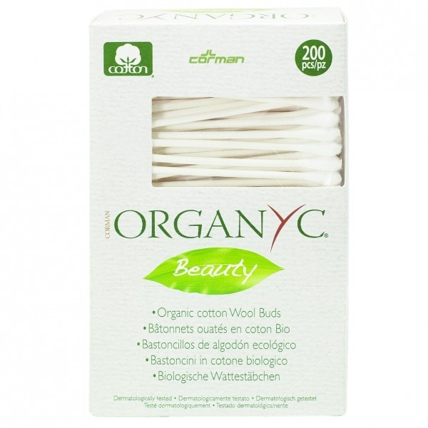 Betisoare De UreCHI Din Bumbac ORGanic - 200 Buc - CORMAN ORGANYC