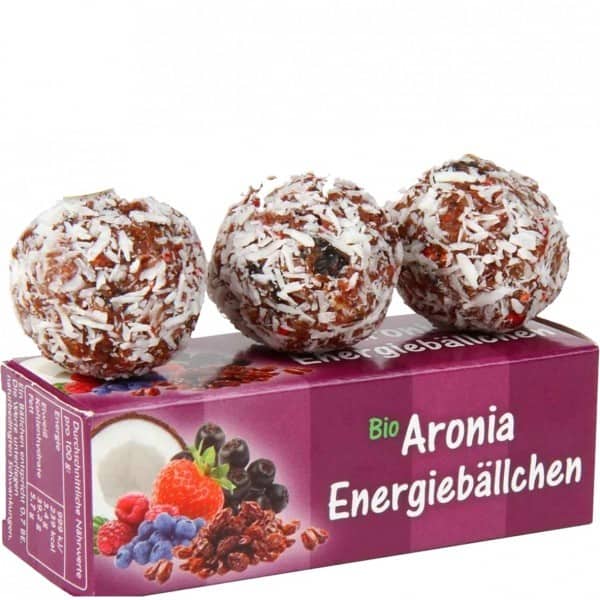 Bombe energetice cu fructe de Aronia 60g ECO-BIO - Aronia Original