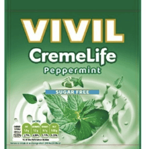 Bomboane cu aroma de vanilie si menta fara zaharuri Creme Life Classic