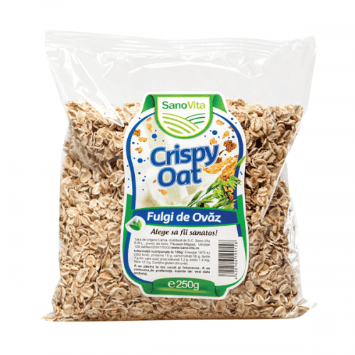 Fulgi de ovaz crispy 250g - SANOVITA