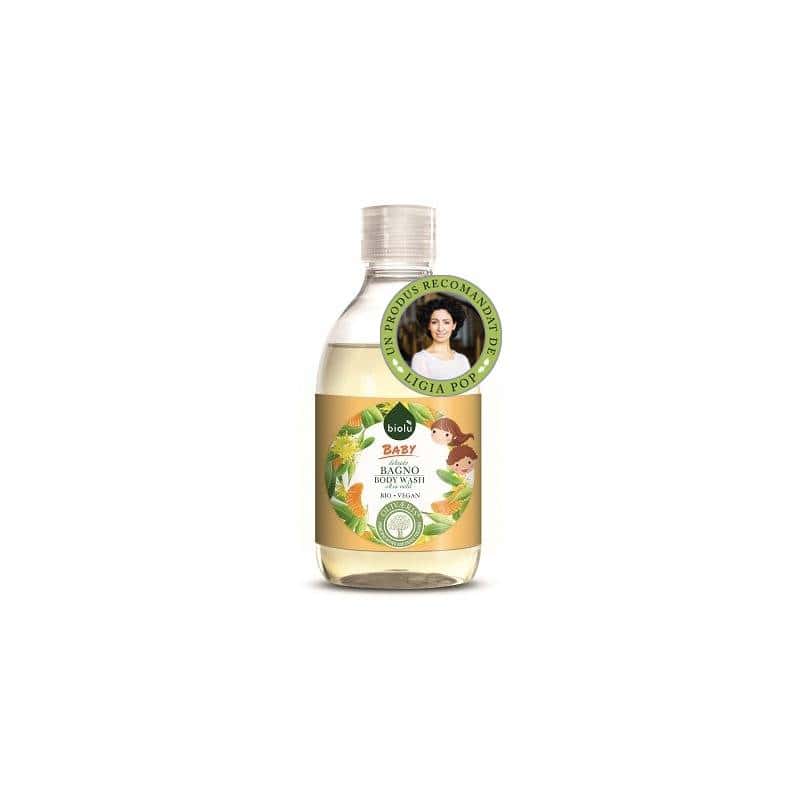 Gel De Dus Eco Copii Cu Ulei De Mandarin 300ml - BIOLU