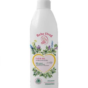 Gel de dus "bebe drag" cu aloe si unt de shea 500ml - Viva Natura