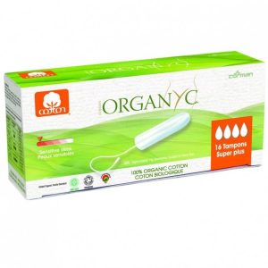 Tampoane SUPER PLUS din bumbac organic 16buc - Corman Organyc