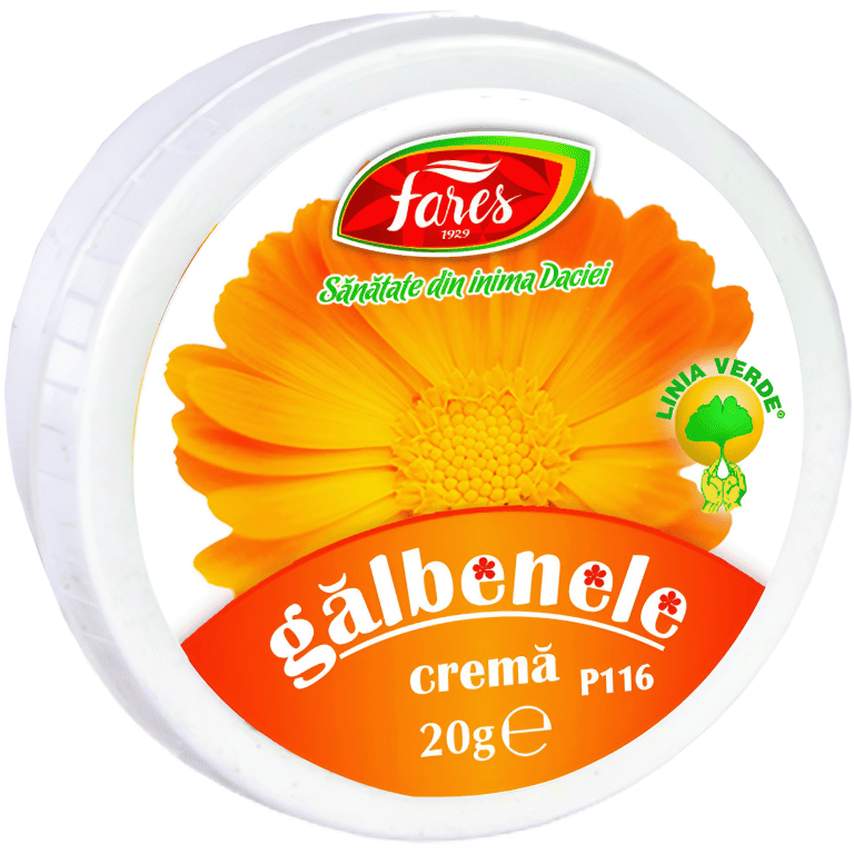 Crema galbenele 20g - FARES