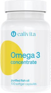 Omega 3 concentrate CaliVita (100 capsule-gelatinoase) Concentrat de Omega 3